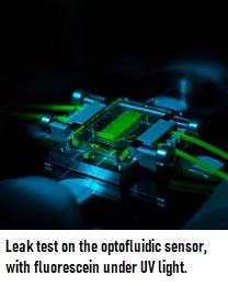 Detection of plutonium (VI) in an optofluidic device