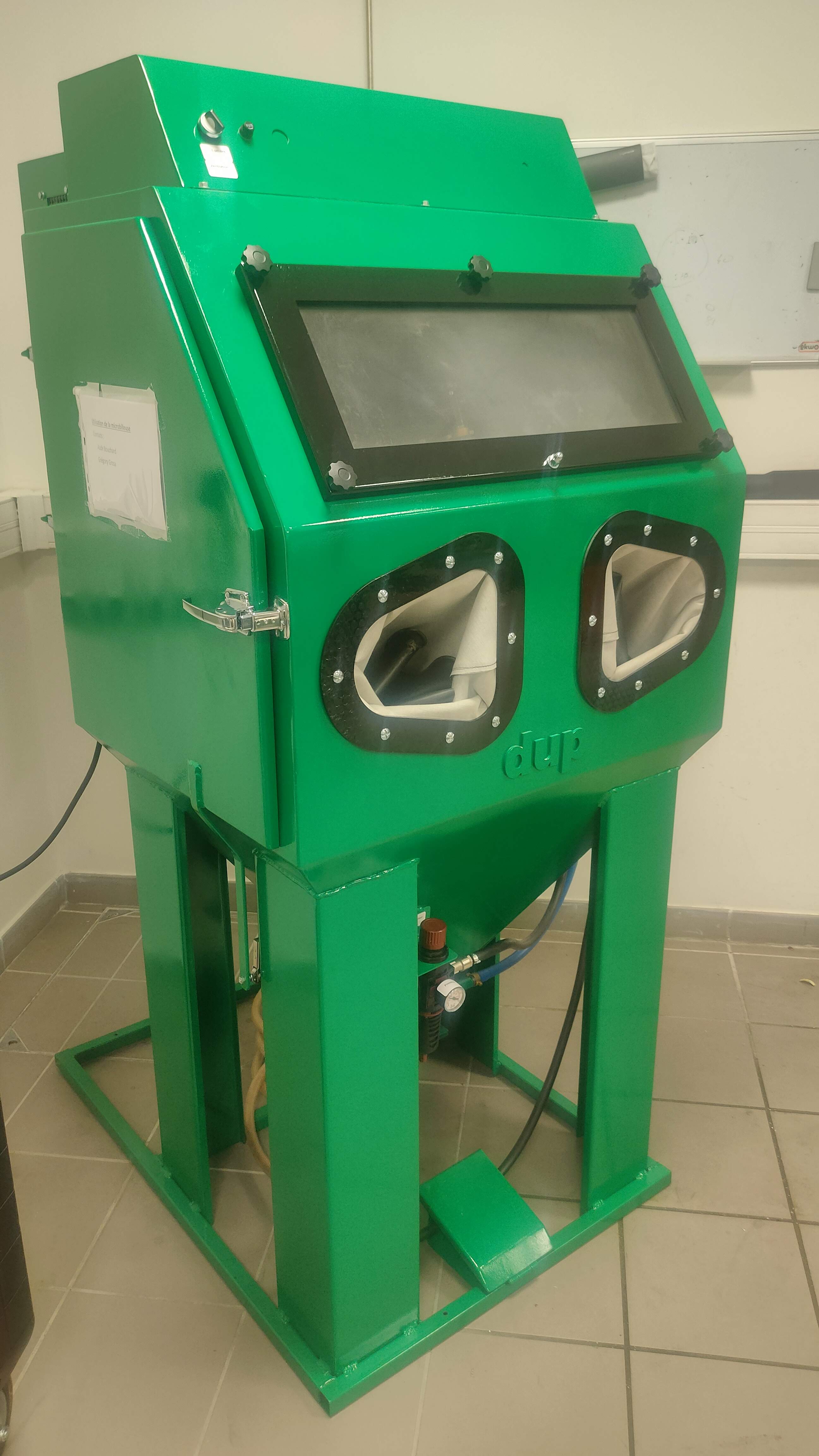 Cabine de sablage
