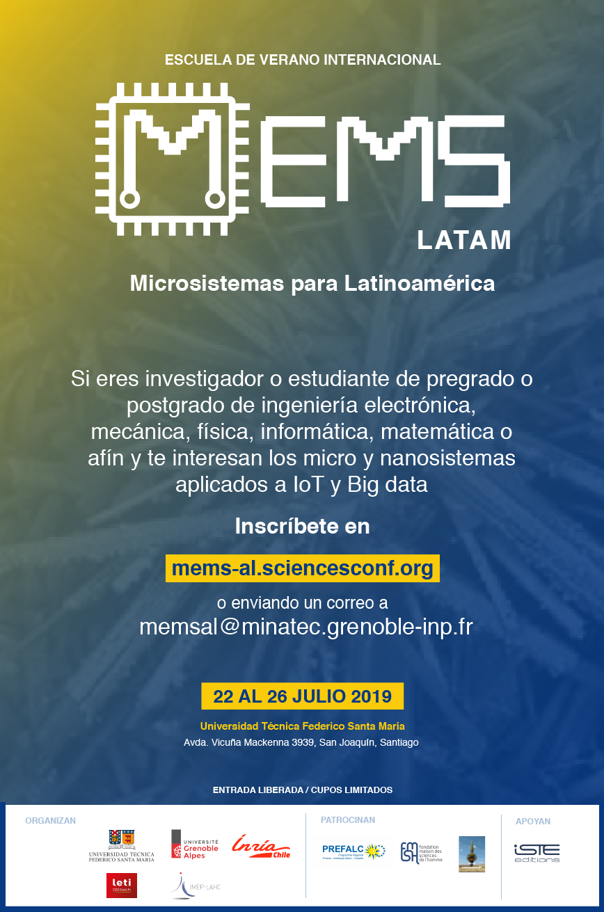 using on Micro and Nanosystems 22-26 July 2019