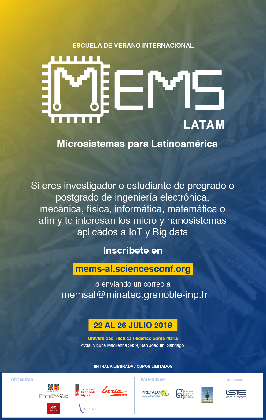 Université d'été internationale pour les étudiants en Amérique latine axée sur les micro et nanosystèmes