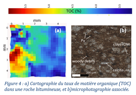 Caractérisation de roches bitumineuses